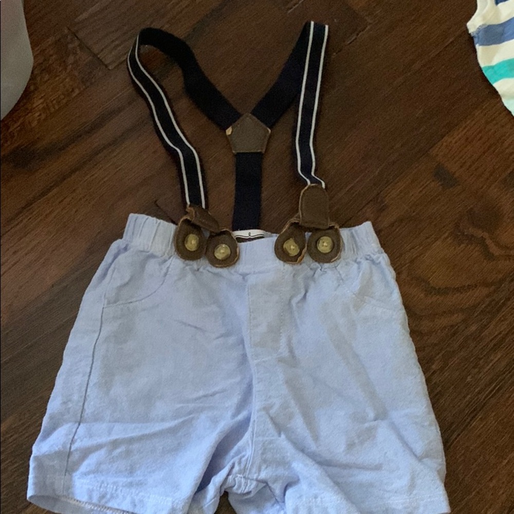 Mud Pie - shorts with suspenders